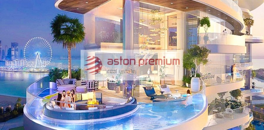 Apartment in DAMAC BAY 2 in Dubai Harbour, UAE 1 bedroom, 77 sq.m. № 630769