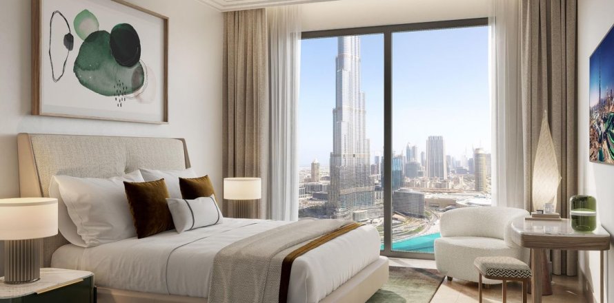 Apartmen di Downtown Dubai (Downtown Burj Dubai), UAE 1 bilik tidur, 83.5 meter persegi № 659305