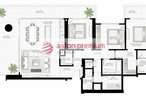 Leilighet til salgs i Dubai Harbour, Dubai, Emiratene 3 soverom, 195 kvm Nr. 686369 - Foto 22