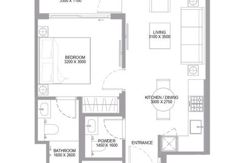 Apartamento para venda em Umm Al Quwain, EAU 1 quarto, 48 m2 № 689692 - foto 4