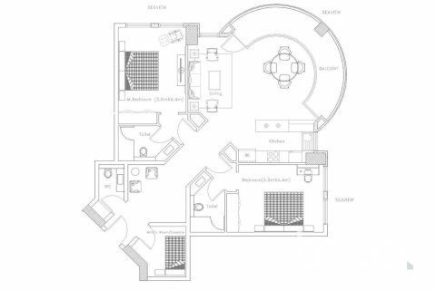 Apartment in Dubai Marina, UAE 2 bedrooms, 135.36 sq.m. № 741161 - photo 20