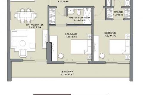 Apartment in ELEVATE BY PRESCOTT in Arjan, Dubai, UAE 2 bedrooms, 113 sq.m. № 637181 - photo 4