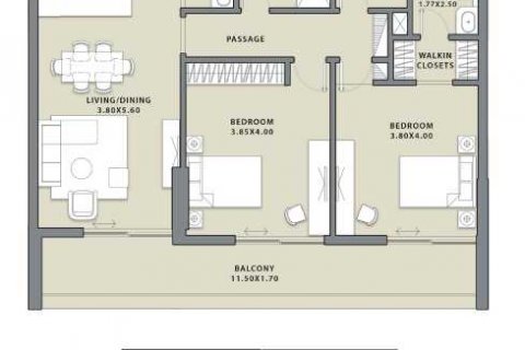 Apartment in ELEVATE BY PRESCOTT in Arjan, Dubai, UAE 2 bedrooms, 114 sq.m. № 637182 - photo 4
