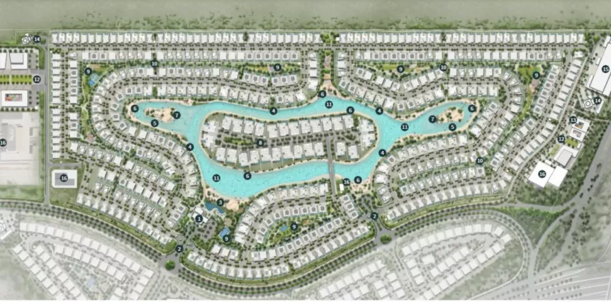 Villa a Jumeirah Village Circle, Dubai, EAU 4 camere da letto, 618 mq. № 639418