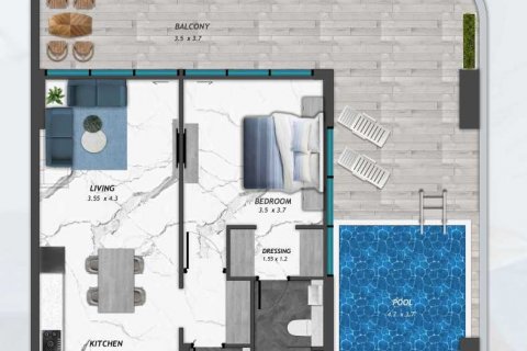 Apartment in Arjan, Dubai, UAE 1 bedroom, 81 sq.m. № 636935 - photo 4