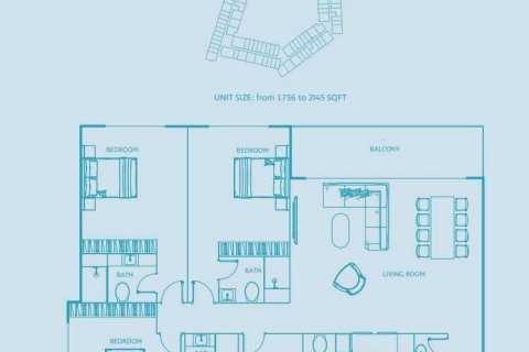 Byt v Jumeirah Village Circle, Dubai, SAE 3 ložnice, 163 m² Č.: 636937 - fotografie 10