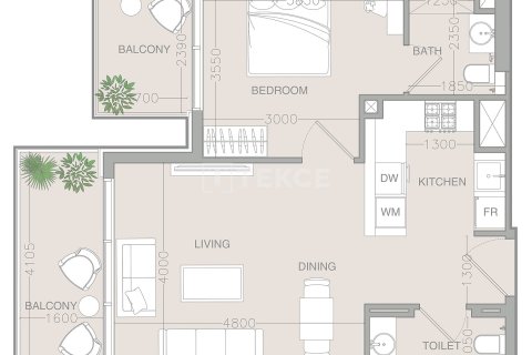Apartmen di Jumeirah Village Triangle, Dubai, UAE 2 bilik tidur, 159 meter persegi № 751367 - foto 22