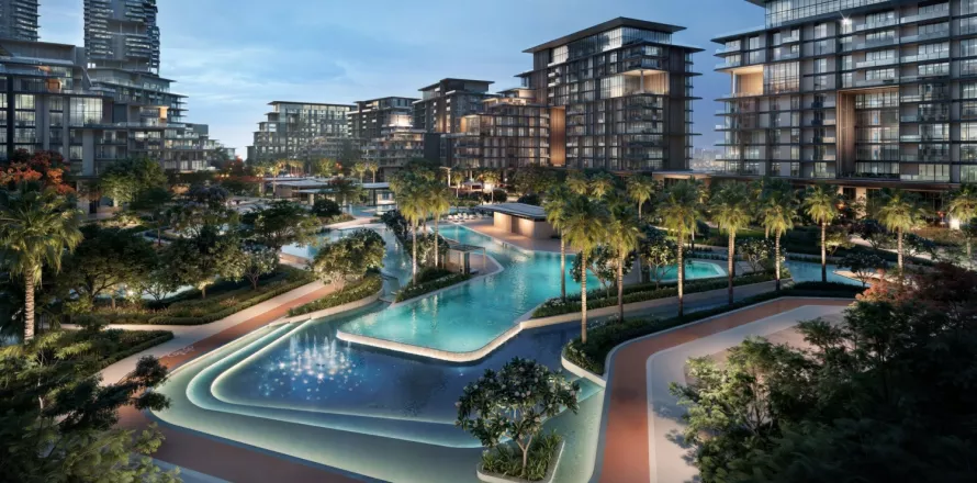 Apartemen di Dubai, UEA 1 kamar tidur, 76 m2 nomor 639631