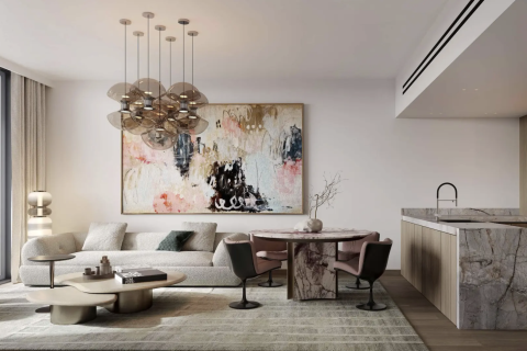 Apartemen di Abu Dhabi, UEA 1 kamar tidur, 49 m2 nomor 731526 - foto 5