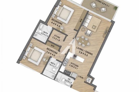 Apartament në Dubai, Emiratet e Bashkuara Arabe 2 dhoma gjumi, 118.8 m2. № 630119 - Foto 26