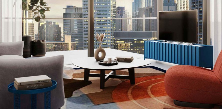 阿联酋 Dubai Business Bay 公寓  1 卧, 57.5 平方米 , 编号 758228