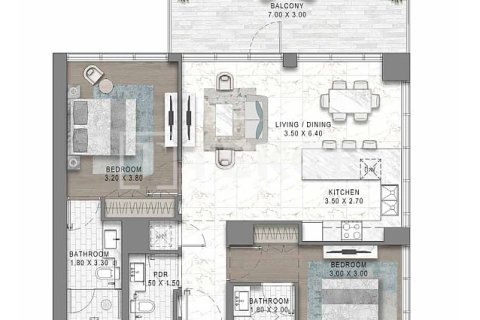 Wohnung zum Verkauf in DAMAC Hills (Akoya by DAMAC), Dubai, VAE 2 Schlafzimmer, 99 m2 Nr. 758491 - Foto 21