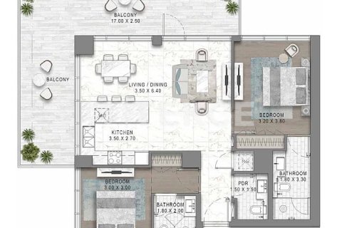 Διαμέρισμα σε DAMAC Hills (Akoya by DAMAC), Dubai, ΗΑΕ 1 υπνοδωμάτιο, 65 τ.μ. Αρ. 758490 - φωτογραφία 22