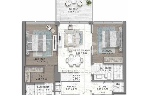 Διαμέρισμα σε DAMAC Hills (Akoya by DAMAC), Dubai, ΗΑΕ 1 υπνοδωμάτιο, 65 τ.μ. Αρ. 758490 - φωτογραφία 20