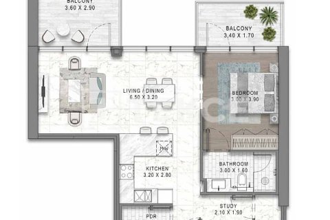 Διαμέρισμα σε DAMAC Hills (Akoya by DAMAC), Dubai, ΗΑΕ 1 υπνοδωμάτιο, 65 τ.μ. Αρ. 758490 - φωτογραφία 30
