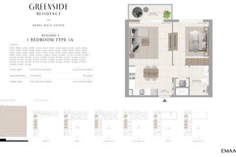 Apartment in GREENSIDE RESIDENCE in Dubai Hills Estate, UAE 1 bedroom, 67 sq.m. № 704949 - photo 6