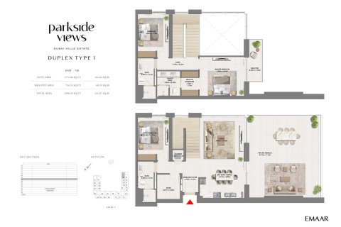آپارتمان برای فروش در  Dubai Hills Estate، Dubai، امارات متحده عربی  1 خوابه ، 65 متر مربع ، شماره 704951 - تصویر 10