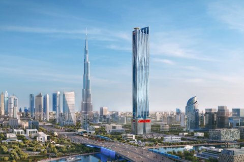 Byt v Business Bay, Dubai, SAE 1 ložnice, 75 m² Č.: 631144 - fotografie 3