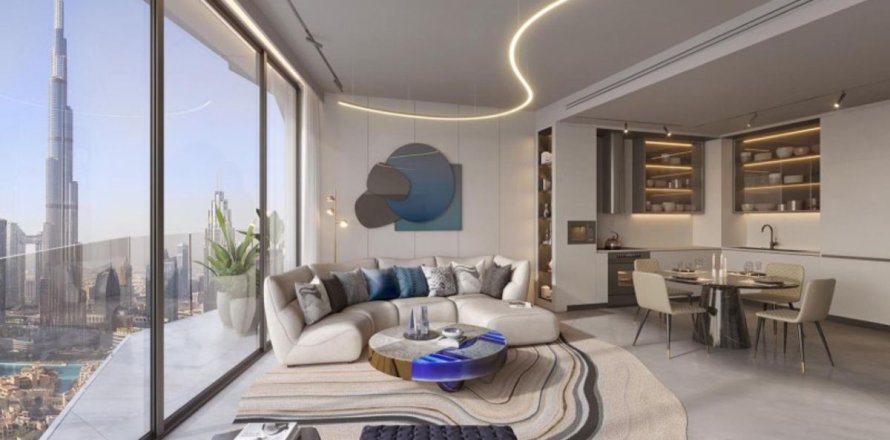 Apartment i Downtown Dubai (Downtown Burj Dubai), Dubai, UAE 1 soveværelse, 70.2 kvm № 766521