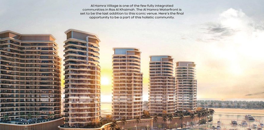 阿联酋 Ras Al Khaimah Al Hamra Village 公寓  1 卧, 75 平方米 , 编号 656060