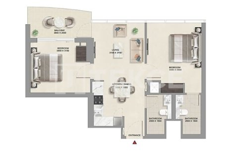 Byt v Umm Al Quwain, SAE 2 ložnice, 73 m² Č.: 647257 - fotografie 23