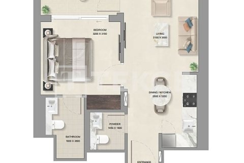 Byt v Umm Al Quwain, SAE 2 ložnice, 73 m² Č.: 647257 - fotografie 25
