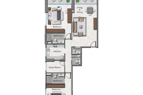 Apartment in Business Bay, Dubai, UAE 1 room, 52 sq.m. № 689913 - photo 7