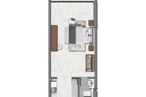 Apartment in Business Bay, Dubai, UAE 1 room, 52 sq.m. № 689913 - photo 5