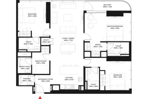 Mohammed Bin Rashid City, Dubai, BAE’de satılık daire 1 yatak odası, 101 m&sup2; No 689909 - fotoğraf 6