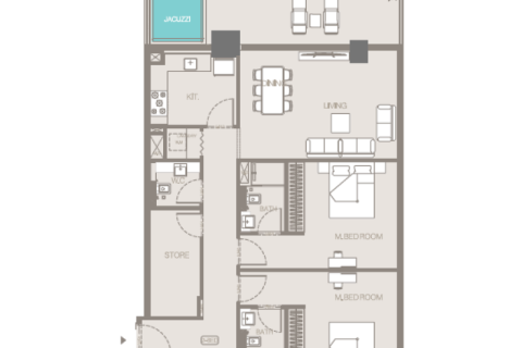 Apartment in Business Bay, Dubai, UAE 1 room, 44 sq.m. № 689912 - photo 8