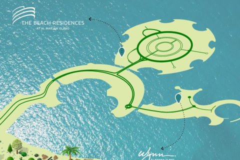 Al Marjan Island, Ras Al Khaimah, संयुक्त अरब अमीरात में अपार्टमेंट, 60 वर्ग मीटर, संख्या 656314 - फ़ोटो 5