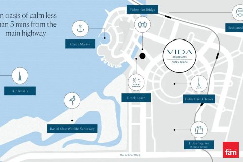Dubai, संयुक्त अरब अमीरात में अपार्टमेंट, 1 बेडरूम, 64.3 वर्ग मीटर, संख्या 699889 - फ़ोटो 12