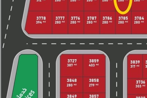 Działka na sprzedaż w Al Helio, Ajman, ZEA 280 mkw., nr 681604 - zdjęcie 2