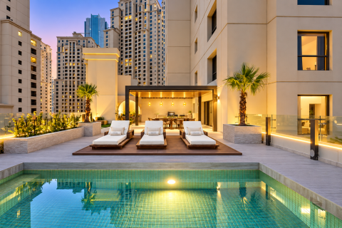 Apartament w Jumeirah Beach Residence, Dubai, ZEA 4 sypialnie, 575.15 mkw. nr 749392