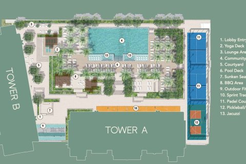 Apartament de vânzare în Business Bay, Dubai, EAU 1 dormitor, 57.6 mp. №695052 - poză 10