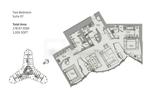 Appartamento in affitto a Downtown Dubai (Downtown Burj Dubai), Dubai, EAU 2 camere da letto, 178.9 mq. № 702250 - foto 30