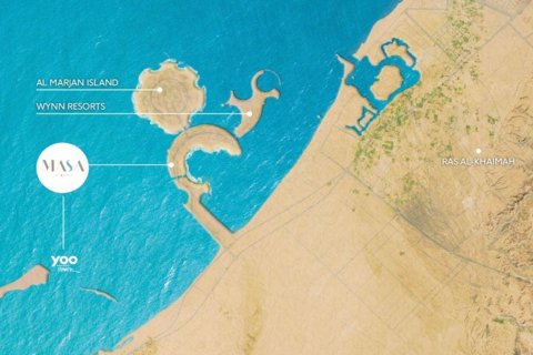 Huoneisto Al Marjan Island, Ras Al Khaimah, Arabiemiraatit 2 makuuhuonetta, 133 m2 № 656799 - kuva 3