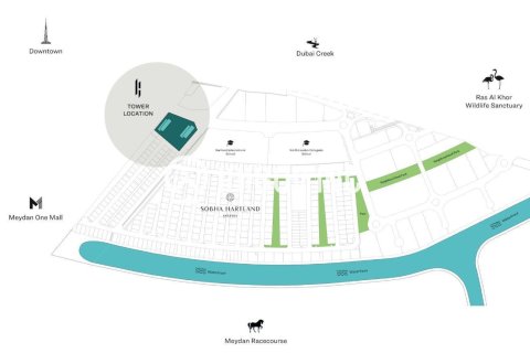 Apartman u Mohammed Bin Rashid City, Dubai, UAE 2 spavaćih soba, 89 m2 Br. 650748 - fotografija 3