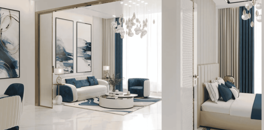 Apartemen di Dubai Silicon Oasis, UEA 2 kamar tidur, 77 m2 nomor 701701