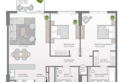 Apartment in Al Wasl, Dubai, UAE 2 bedrooms, 111 sq.m. № 636890 - photo 5