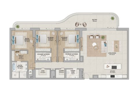 Apartamento en venta en Abu Dhabi, EAU 1 dormitorio № 689698 - foto 11