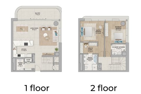 Apartamento en venta en Abu Dhabi, EAU 1 dormitorio № 689698 - foto 10