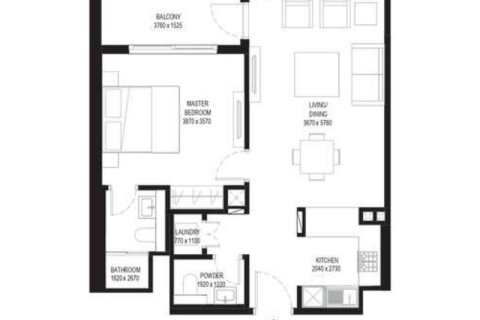 Mohammed Bin Rashid City, Dubai, BAE’de satılık daire 1 yatak odası, 129 m&sup2; No 689867 - fotoğraf 4