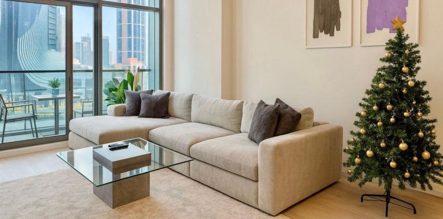 Квартира в Бизнес-Бэй, Дубай, ОАЭ 1 спальня, 80.5м2 № 660361