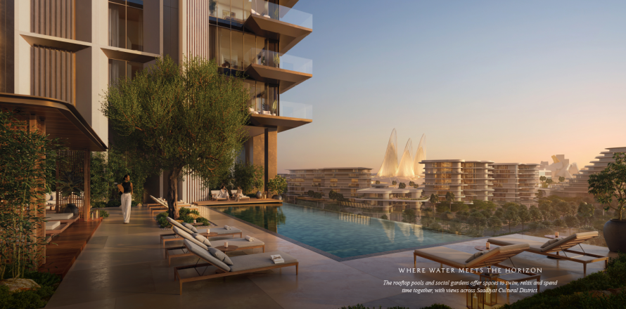 Apartmen di Saadiyat Island, Abu Dhabi, UAE 2 bilik tidur, 137 meter persegi № 763201