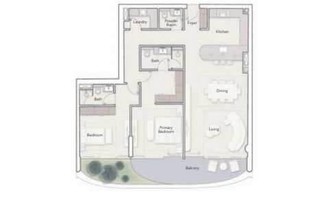 Apartment in ELLINGTON OCEAN HOUSE in Palm Jumeirah, Dubai, UAE 2 bedrooms, 152 sq.m. № 637229 - photo 3