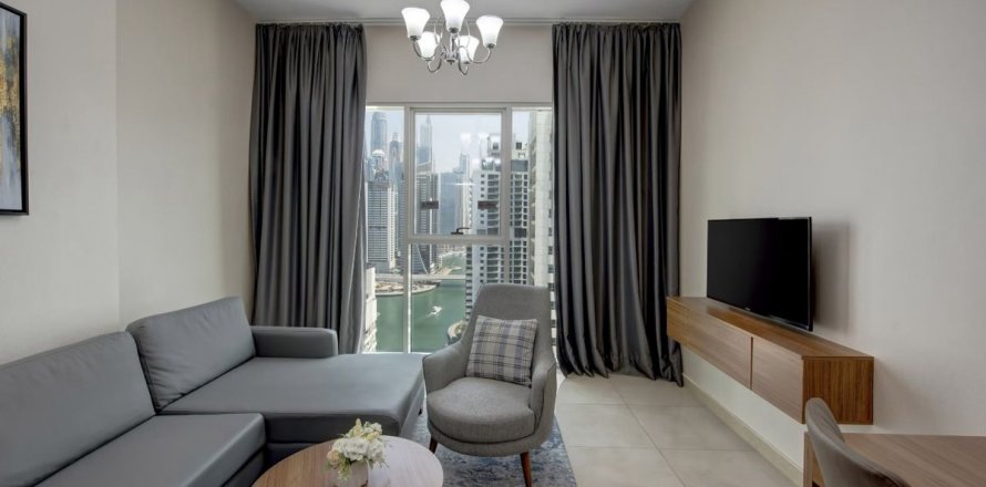 Dubai Marina, Dubai, BAE’de hotel apartment 1 yatak odası, 55.7 m² No 644715