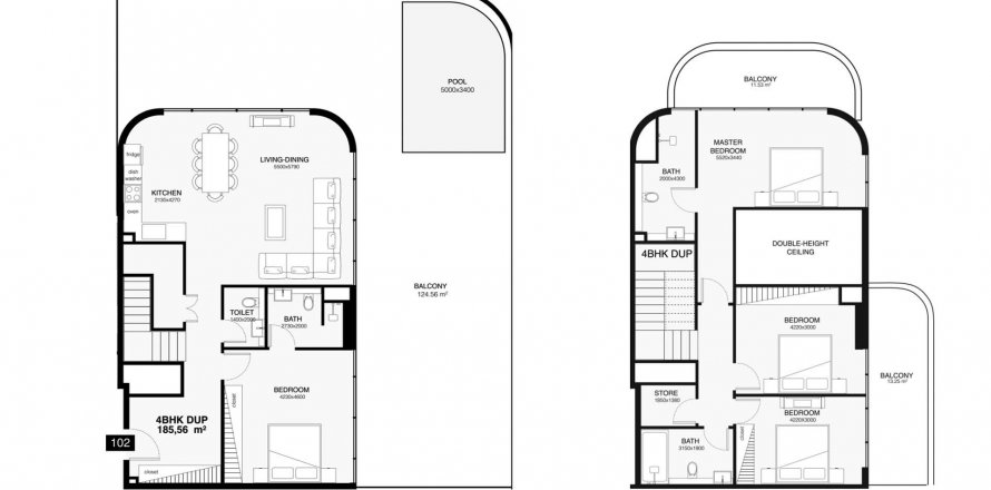 Byt v Villa Del Gavi v Dubai, SAE 4 ložnice, 336.09 m² Č.: 595286