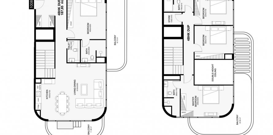 Apartment in Villa Del Gavi in Dubai, UAE 4 bedrooms, 241.07 sq.m. № 595283