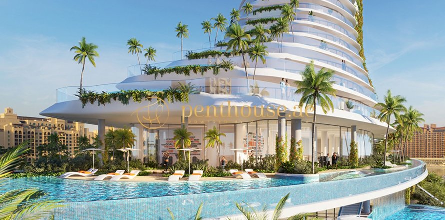 Квартира в Пальма Джумейра, Дубай, ОАЕ 2 спальні, 461м2 № 663153